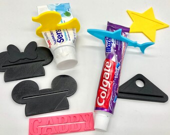 Toothpaste Squeezers 3D Printed custom & personalized any name or symbol
