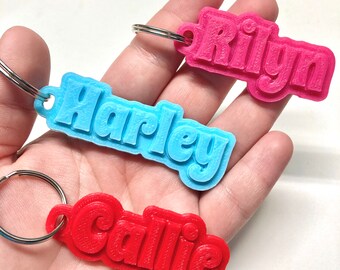 3d Printed Keychain Etsy