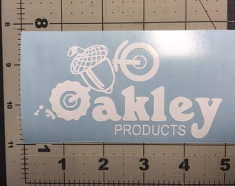 Oakley Products Acorn Bike Decal Sticker Tactical AP SI