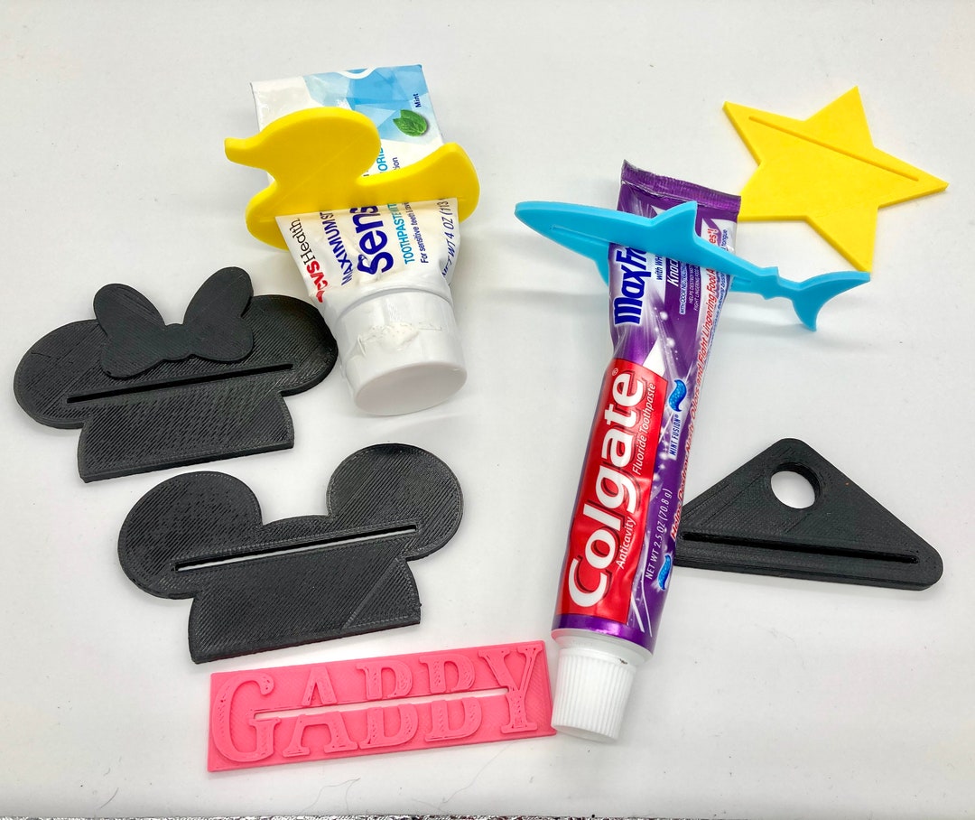 Toothpaste Squeezers 3D Printed Custom & Personalized Any Name or