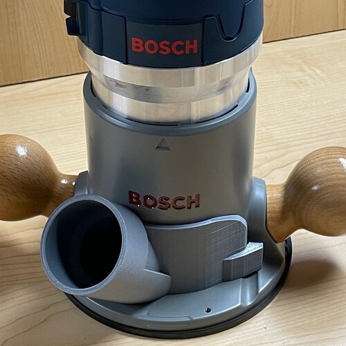 Bosch 1617 EVS Plunge Base Router Dust Port Adapter for Etsy