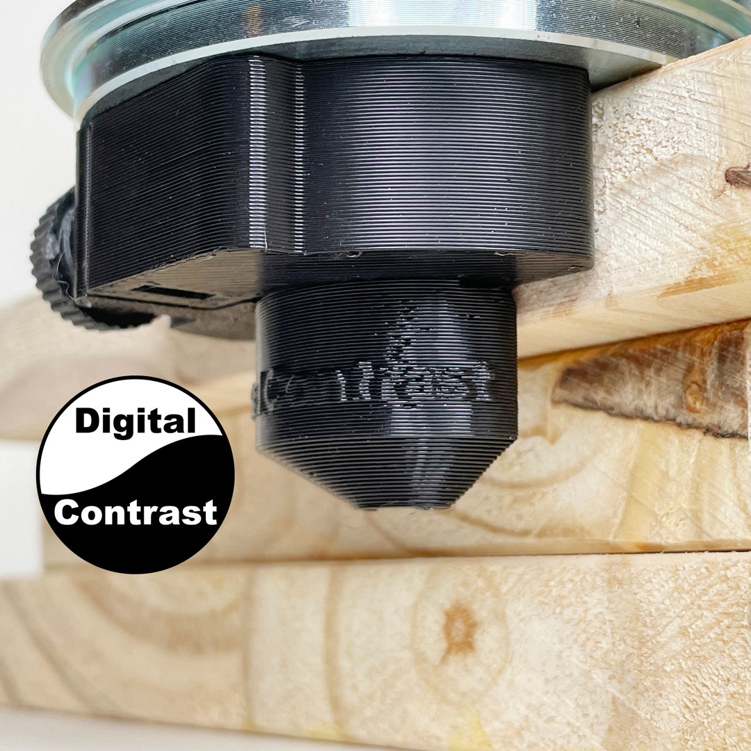 3d Printed Router Guide Fits Standard Template Guides, Router Edge Dust Cover, Freely Rotates ...