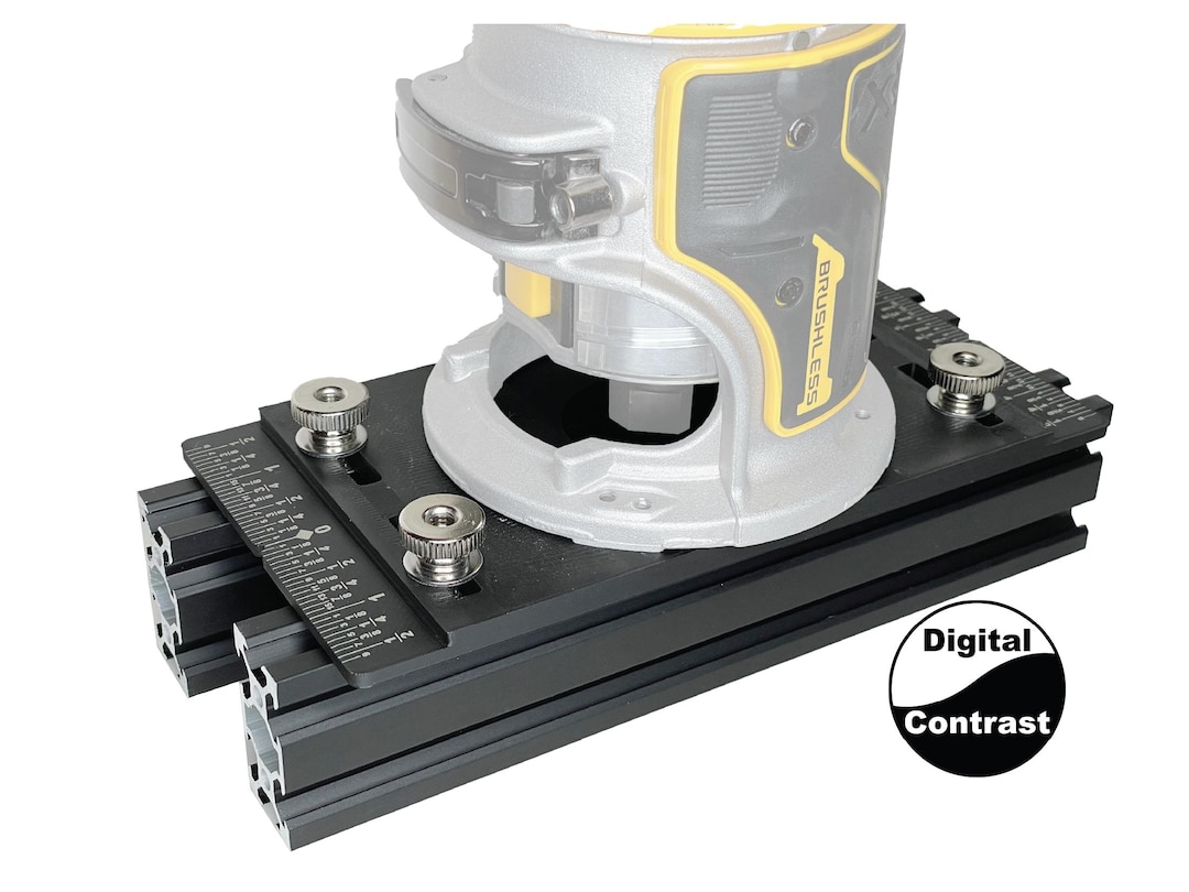 Edge Routing Attachment. Lets You Rotate Your Trim Router to Cut Down ...