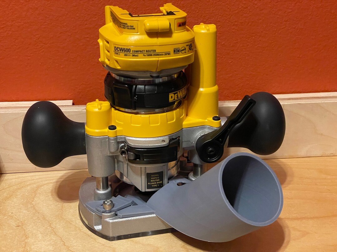 Dewalt DCW600 & DWP611 Plunge Base DNP612 to 2.5 Flexible Hose, Flex