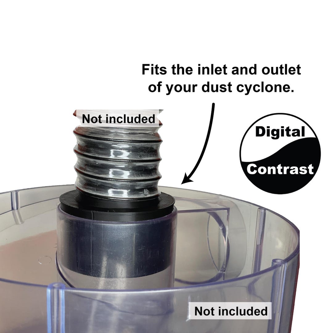 Hose Adapter, Fits Vevor Cyclone, Choose Your Size: 4