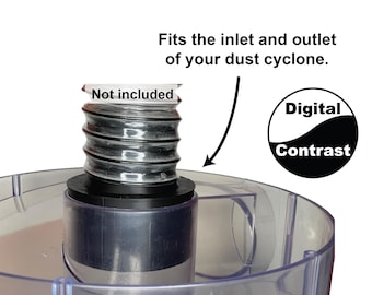 Hose adapter, fits Vevor Cyclone, choose your size: 4" ID, 2.5" ID, 2.25" OD