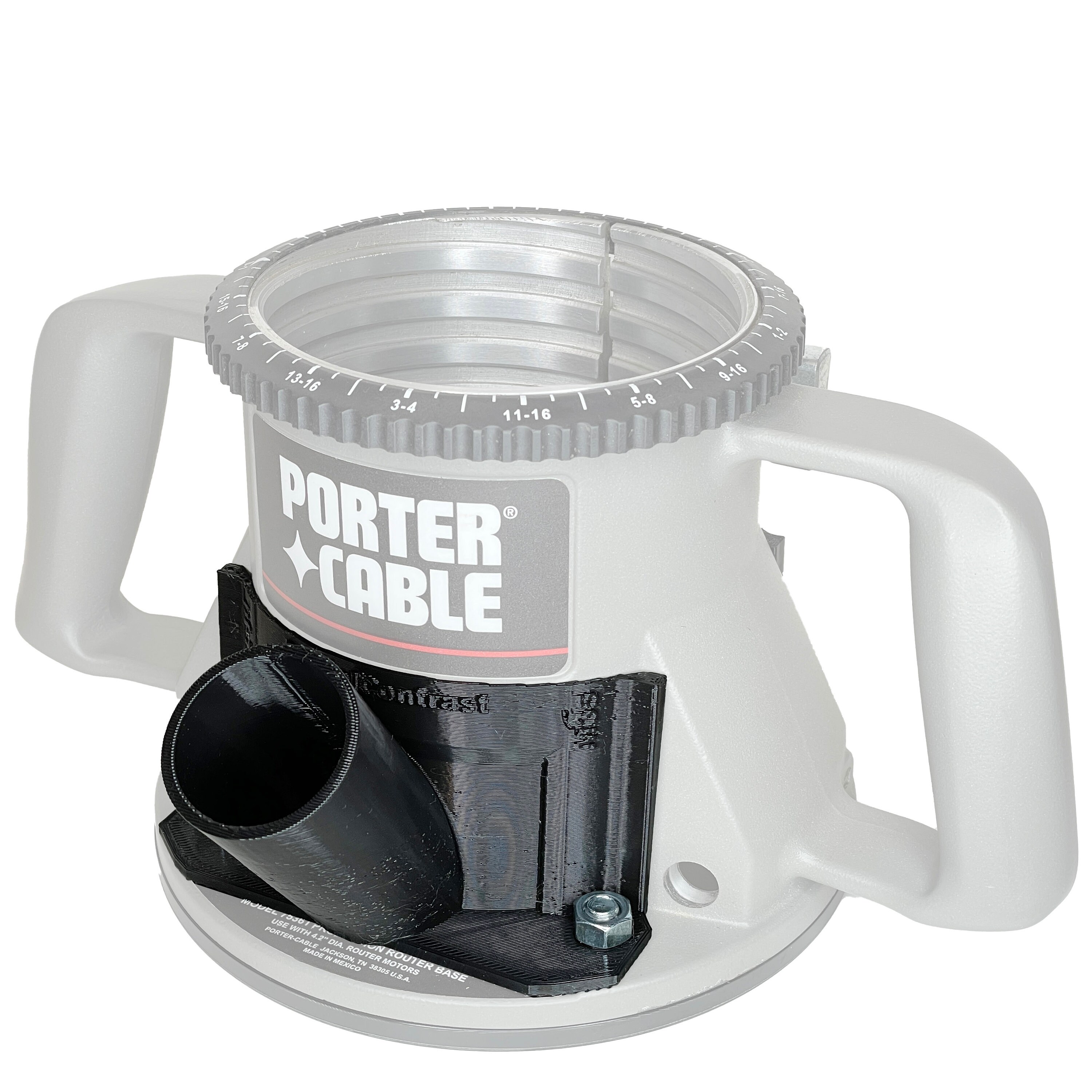 Hose Adapter, Fits Porter Cable 75361 Fixed Base Router, Various Sizes ...