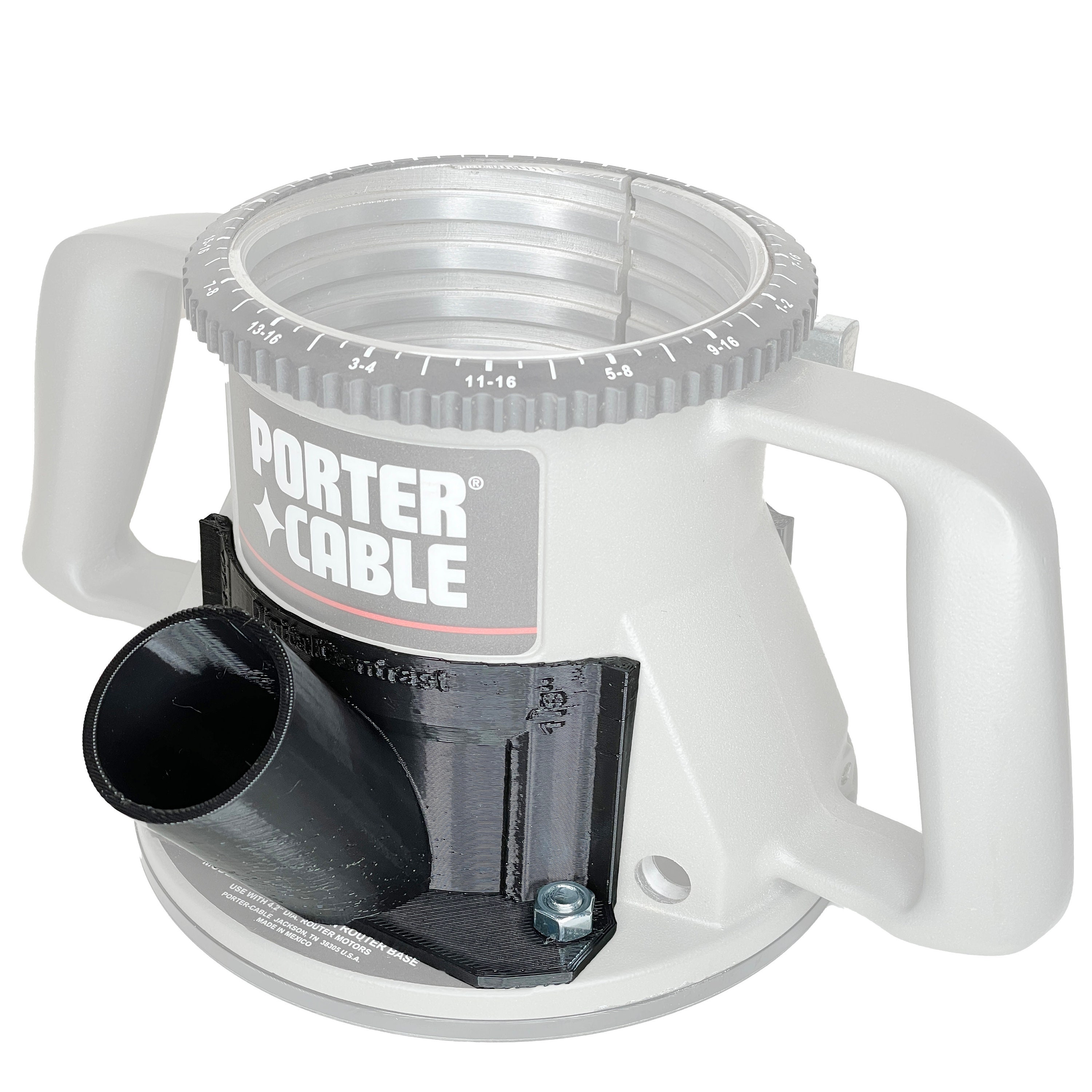 Hose Adapter, Fits Porter Cable 75361 Fixed Base Router, Various Sizes ...