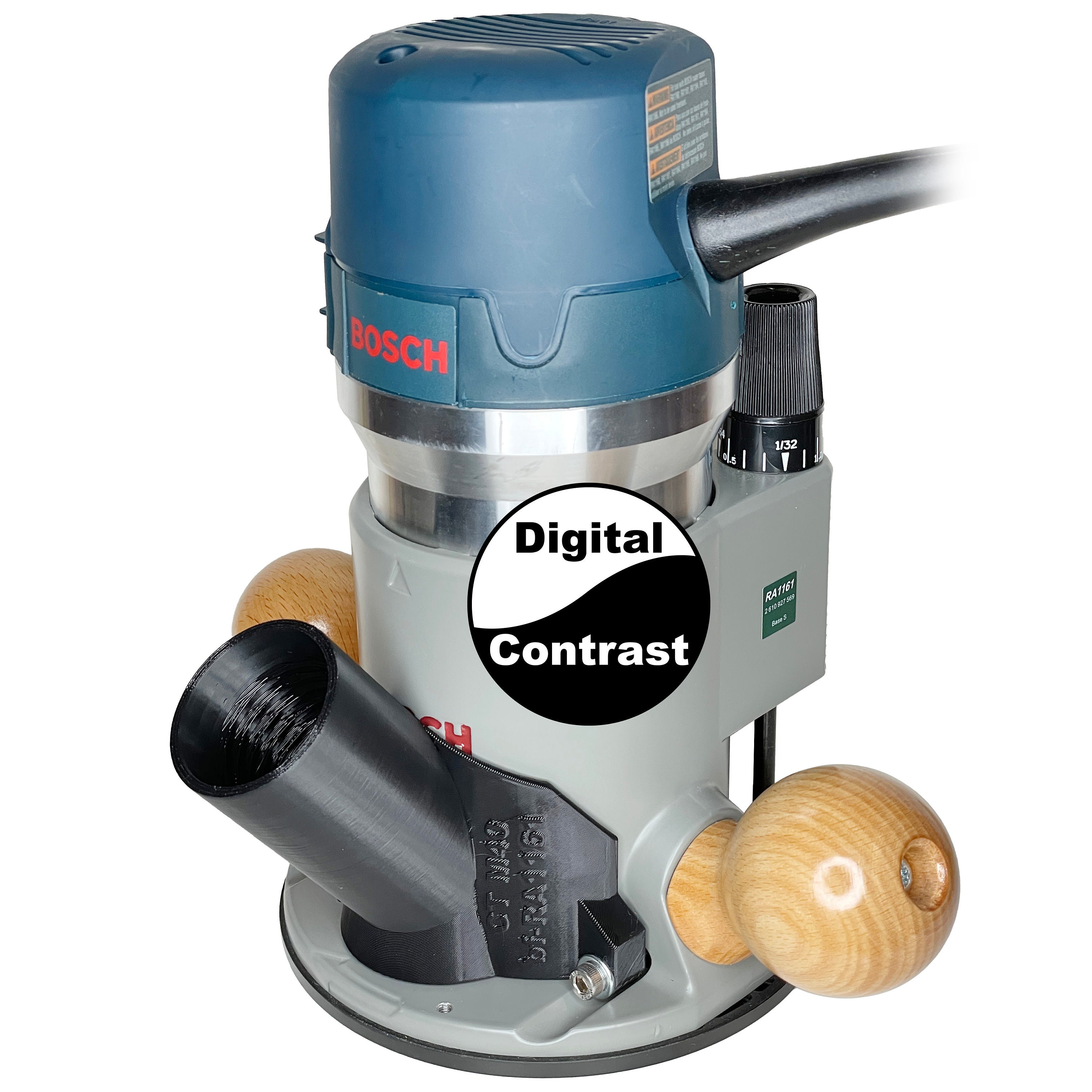 Bosch 1617 Fixed Base Router to Hose Adapter,bolts in Place, Multiple ...