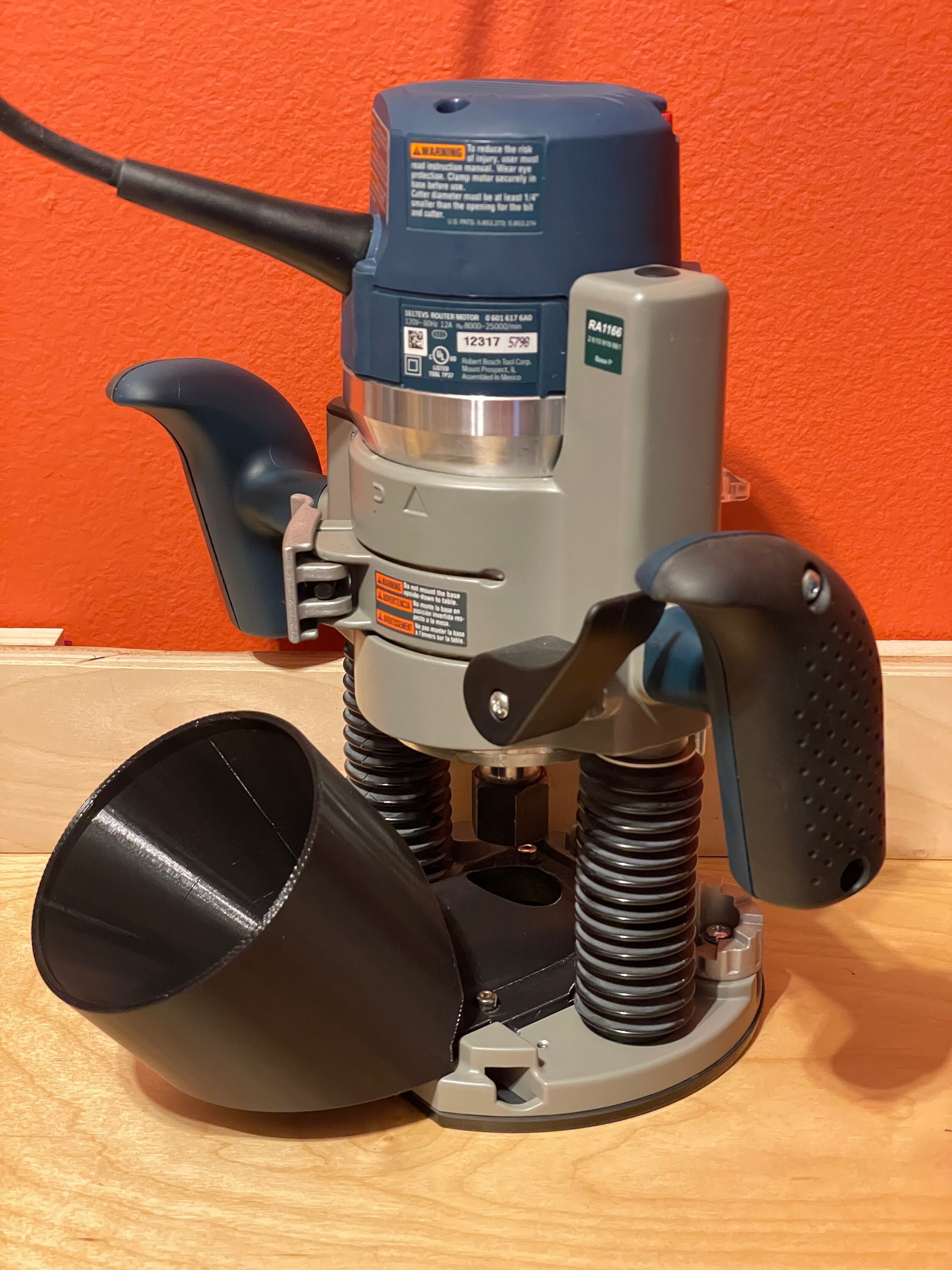 Bosch 1617 Plunge Router to 4 Flexible Hose Base RA1166 Etsy