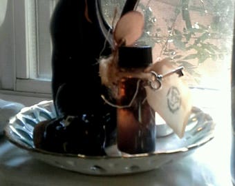 LUCKY New Orleans Black Cat Magical Conditioning Oils 1/2oz fl oz and three Black Cat hairs in your bottle