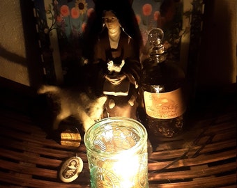 St. Gertrude - Patron Saint of Cats and Gardners Oil