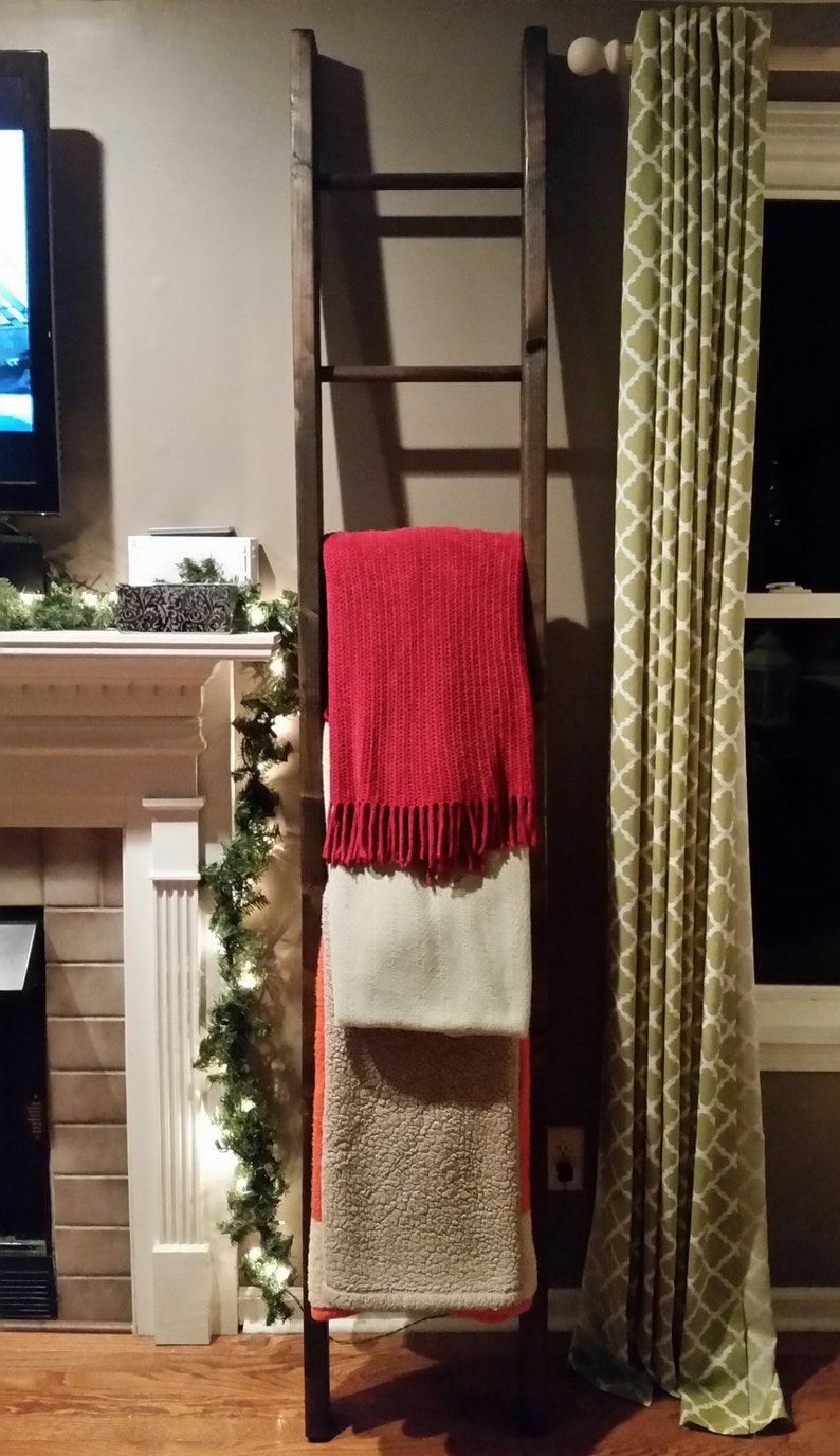 NASHVILLE AREA ONLY Farmhouse Blanket / Quilt Ladder Etsy