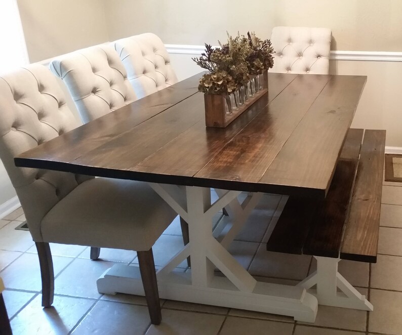 NASHVILLE AREA ONLY Farmhouse Dining Room Table Etsy