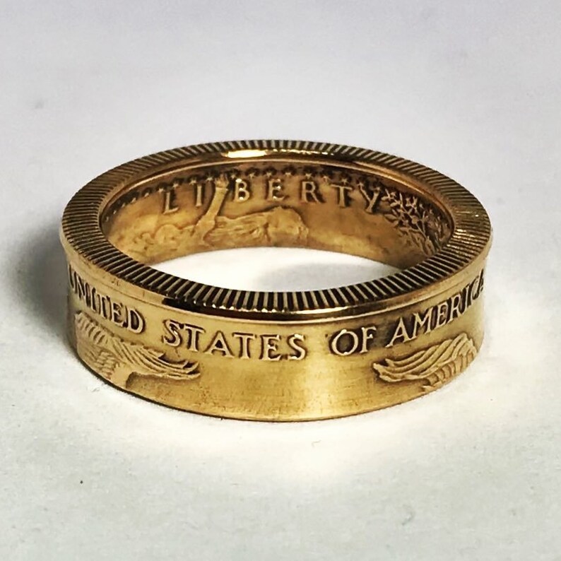 12oz 22k Gold American Eagle Coin Ring