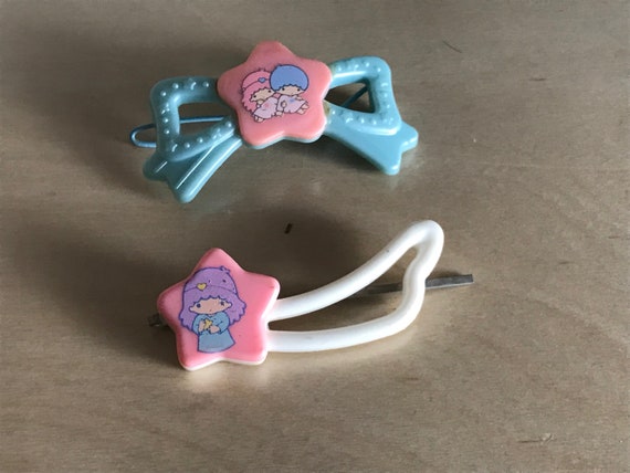 Vintage Little Twin Stars Sanrio Barrettes Bobby P