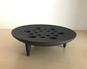 Rare Mid Century Jens Quistgaard IHQ Cast Iron Candelabra or Candleholder | Early Dansk Candle Holder