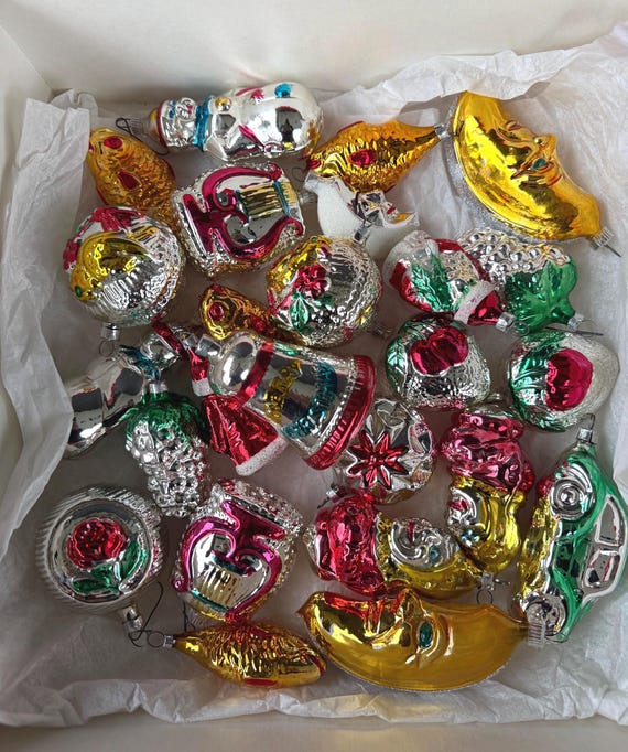 ヴィンテージ西ドイツ吹きガラス装飾品のチョイス - Etsy 日本