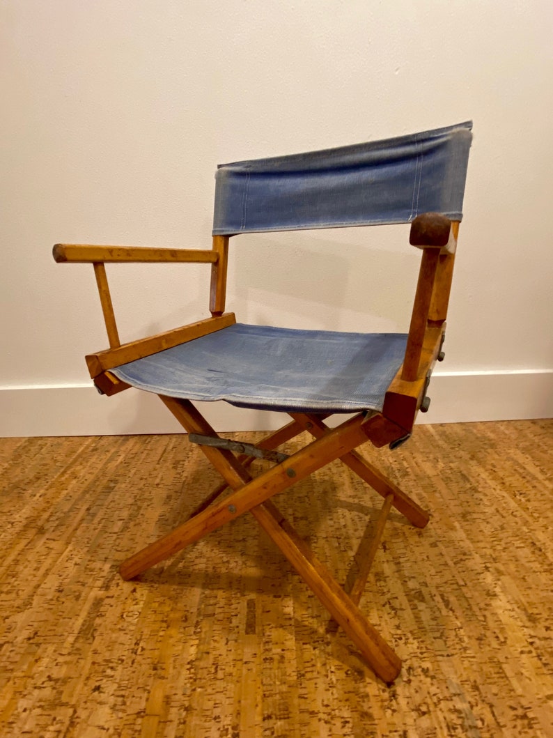 Adorable Child's Director Chair Gold Medal Folding Etsy