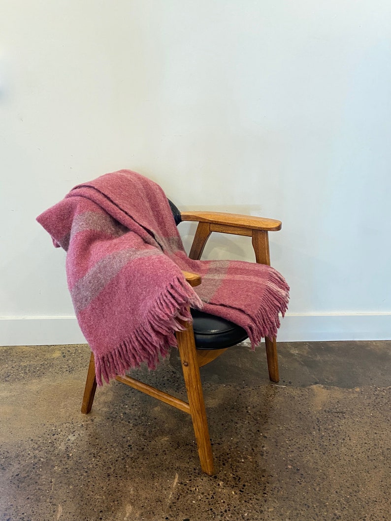 Snug Vintage Icelandic All Wool Blanket Samband for Landau Etsy