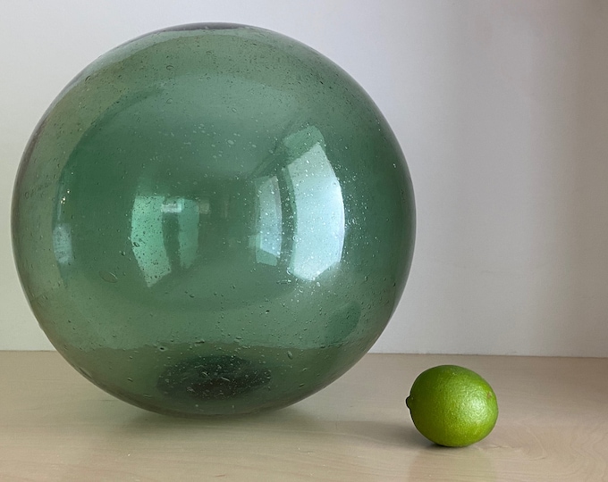 Extra Large Vintage Japanese Glass Float Fishing Seaside Etsy