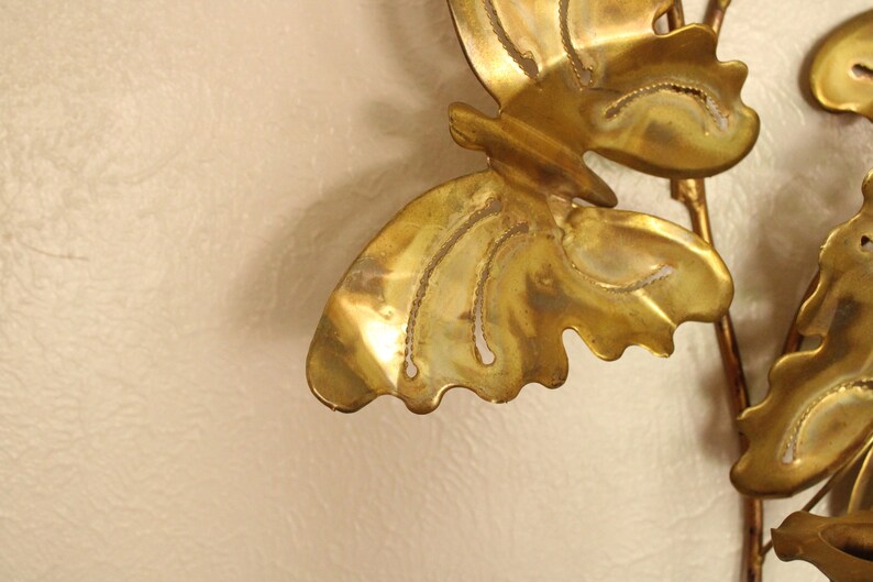 Vintage Metal Butterfly Wall Decor | Retro Butterfly Sculpture ...