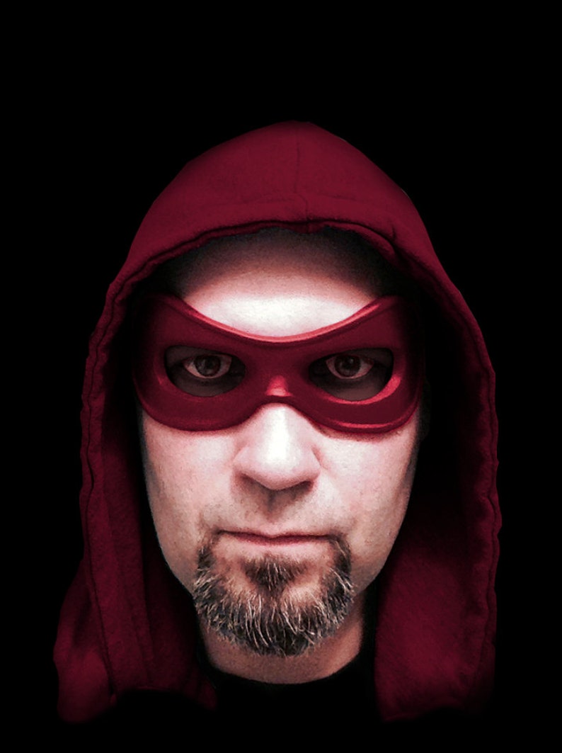 Arsenal Custom Eye Mask Red Green Arrow Superhero Eye Mask