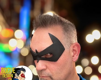 Máscara de disfraz de Paragon: máscara de ojos de superhéroe para cosplay de Comic Con Nightwing Robin