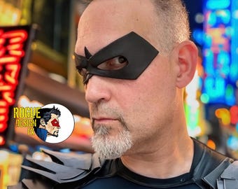 Máscara de disfraz de gorrión - Máscara de ojos Superhéroe Cosplay Comic Con Nightwing Robin