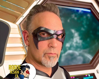 Máscara de disfraz de obispo - Máscara de ojos de regalo Máscara de ojos de superhéroe Cosplay Comic Con Nightwing Robin Máscara de ojos de ciencia ficción