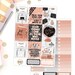 Hustle Weekly Kit for use in Erin Condren Weekly Planner Stickers Kit GirlBoss Hustle Empowerment
