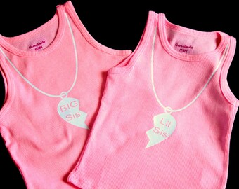 A Big Sister/ Little Sister shirt Set,