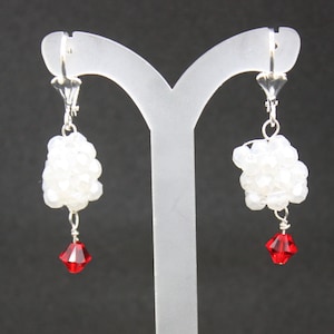 earrings, Swarovski crystals, drop earrings, dangle earrings, beaded earrings, crystal earrings,