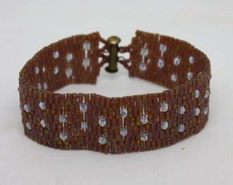 bracelets, beaded bracelets, brown bracelets,