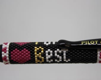 pens, beaded pens, bead covered pens, BFFs, best friends, friends,