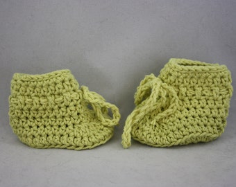 baby booties, booties, hand knit booties, knit booties, washable booties, hand knits, green booties