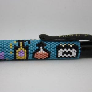 pens, bead covered pens, beaded pens, massage therapists,