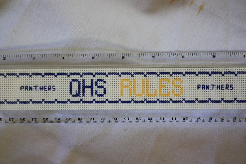 College or High School Team Colors Ruler Cross Stitch Ruler - Etsy