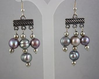 earrings, pearl earrings, dangle earrings, drop earrings, pearl drop earrings, pearl dangle earrings, handmade jewelry