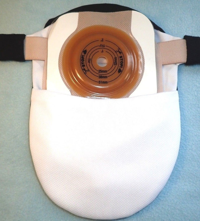 Black Ostomy Colostomy Pouch Bag Cover For Convatec & Etsy