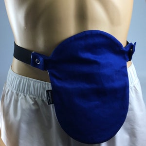 Housse de sac de poche de stomie bleu marine colostomie - Snaps sur la ceinture - Pour ConvaTec & Hollister