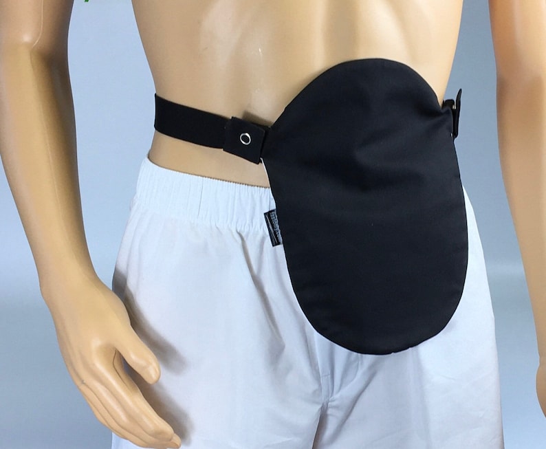 Large Black Ostomy Colostomy Urostomy Fastomy Brand Pouch Bag Cover for