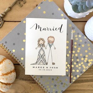Custom Wedding Card | Custom Card, Engagement Card, Wedding Gift, Anniversary Gift, Wedding Card, Gift For Bride, Bridal Shower Gift, Bride