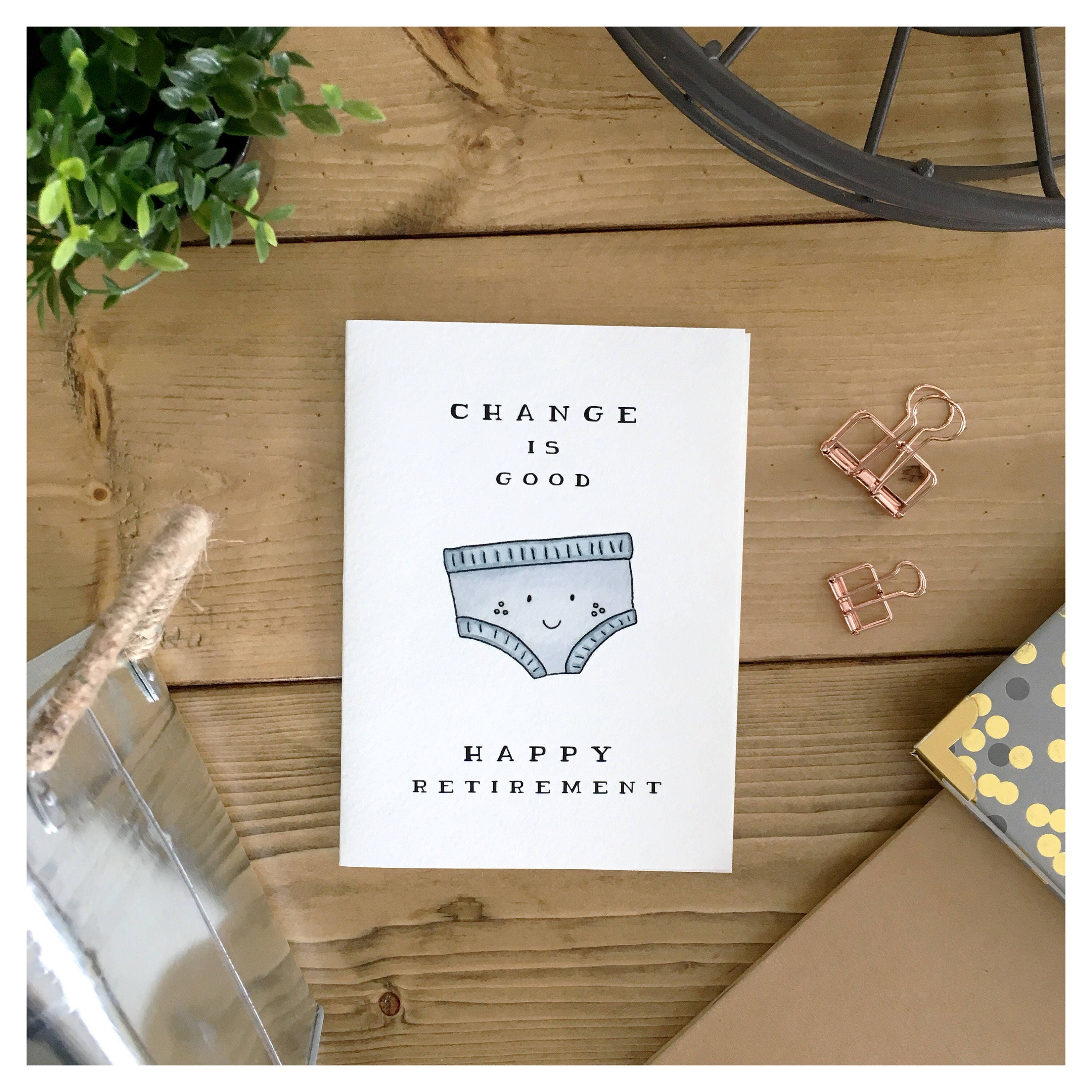 Retirement Card // funny retirement card, happy retirement