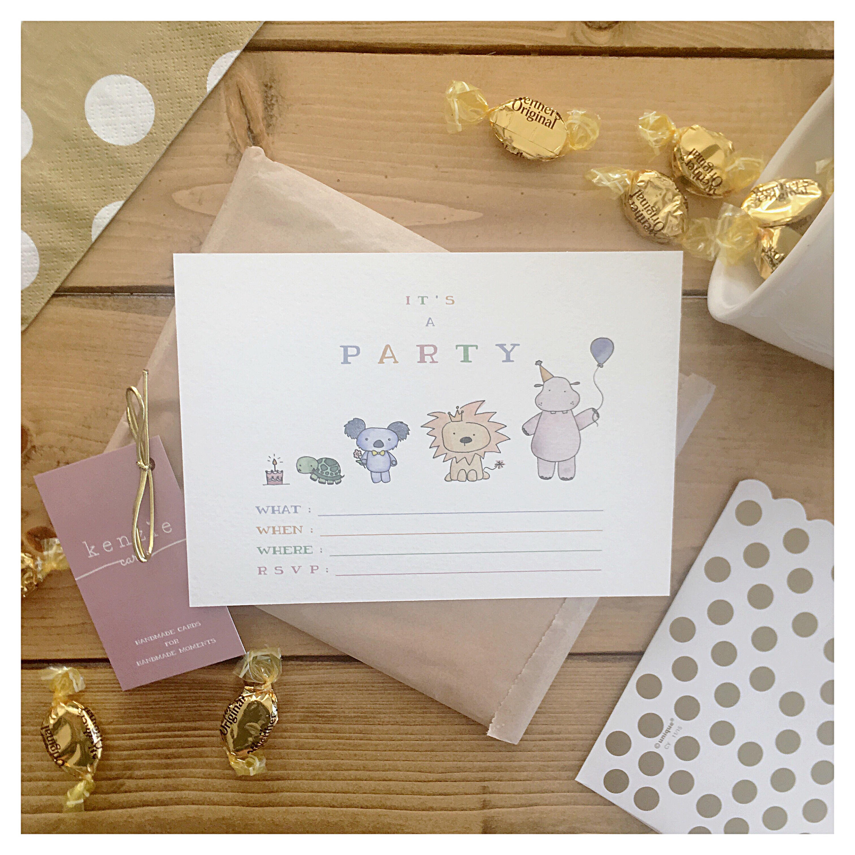 animal party invitations 10 pack party animal animal theme