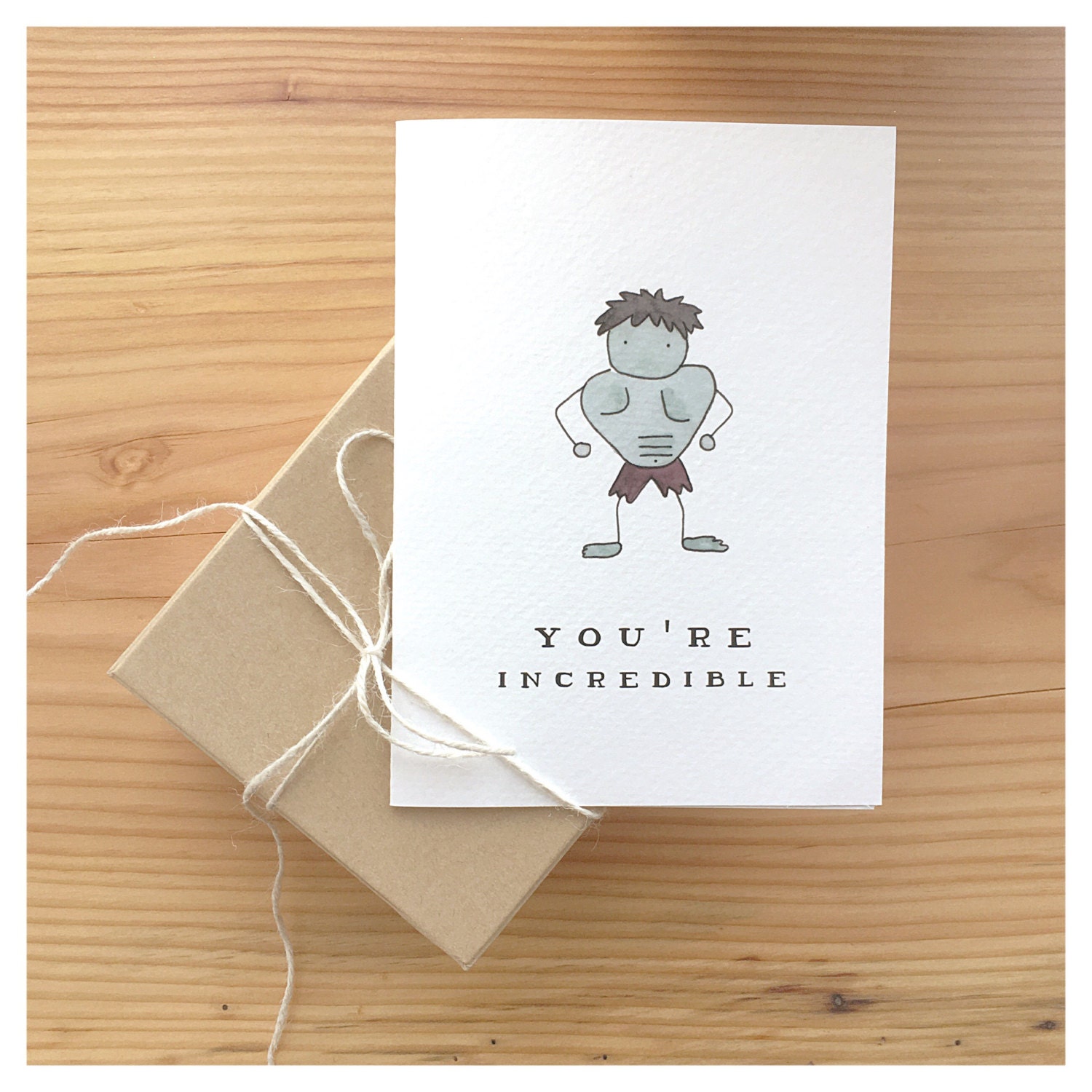 Incredible Hulk Birthday Card