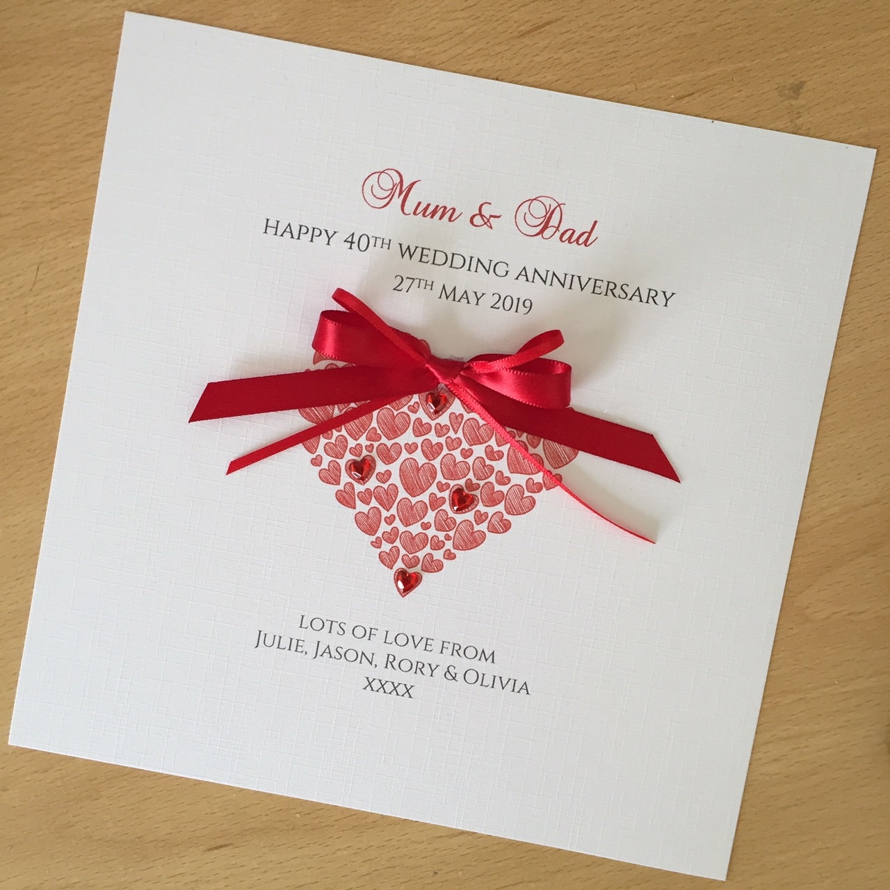 Regalo de aniversario de boda de rubí, regalo de 40 aniversario, regalo de  40 aniversario personalizado, marco de aniversario de rubí, hecho a mano -  Etsy México, image size:1280x1280