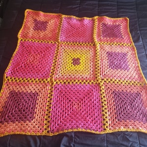 Tropical Sunset Baby Blanket/Lapghan