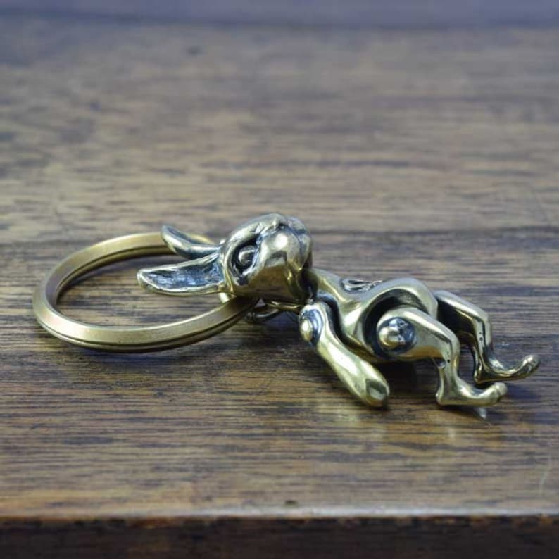 Movable Rabbit Keyring,rabbit Lover,movable Arms and Legs,gift,delicate ...