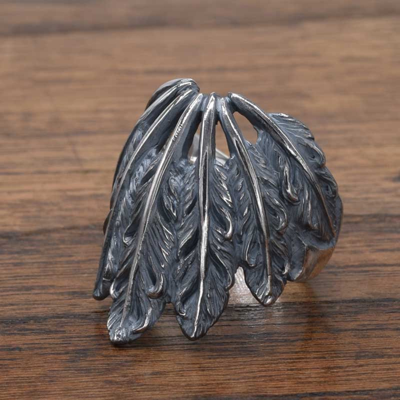 War Bonnet Ring,delicate Hand Carving,openwork,925,solid Sterling ...